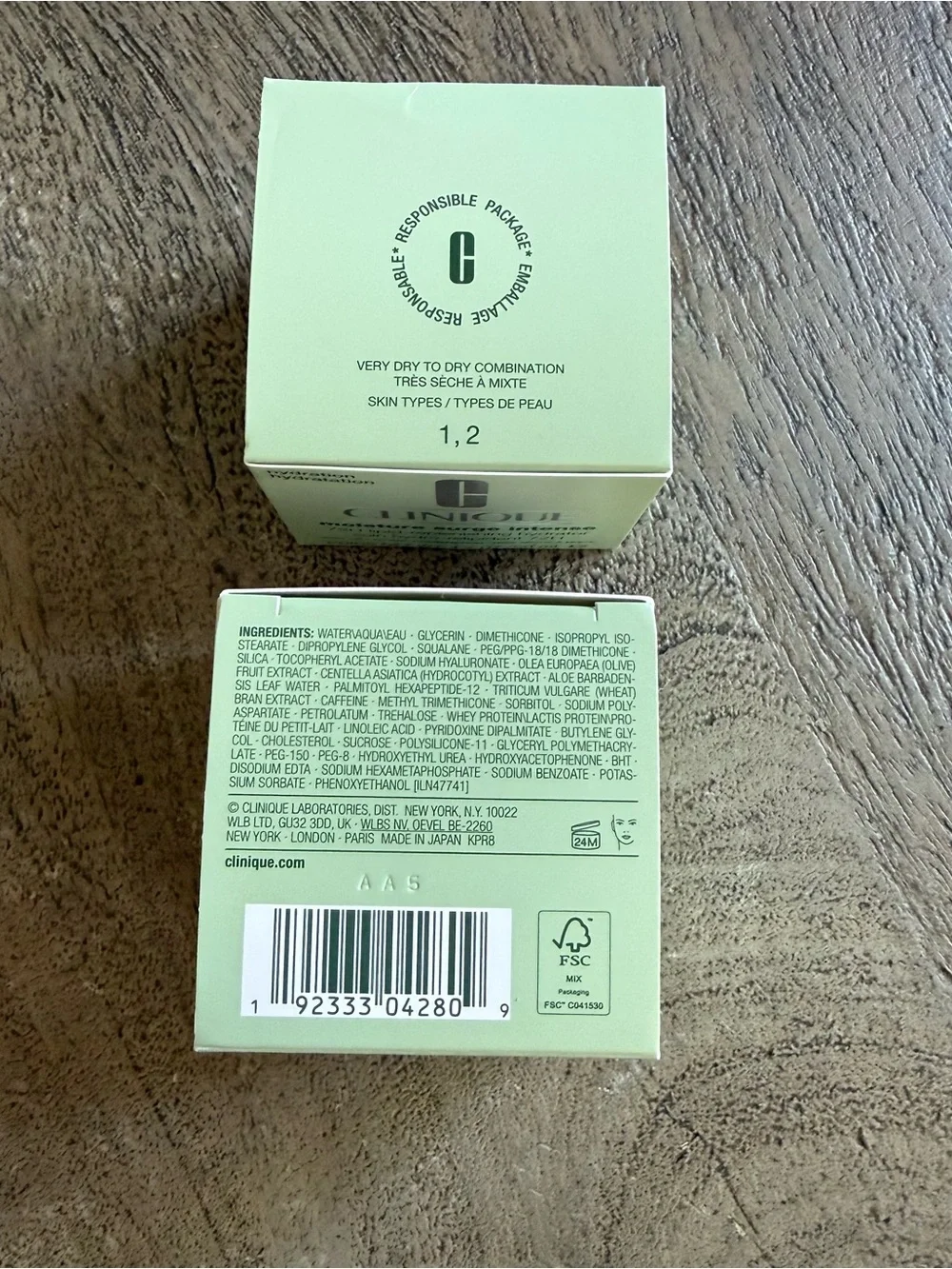 Clinique new box